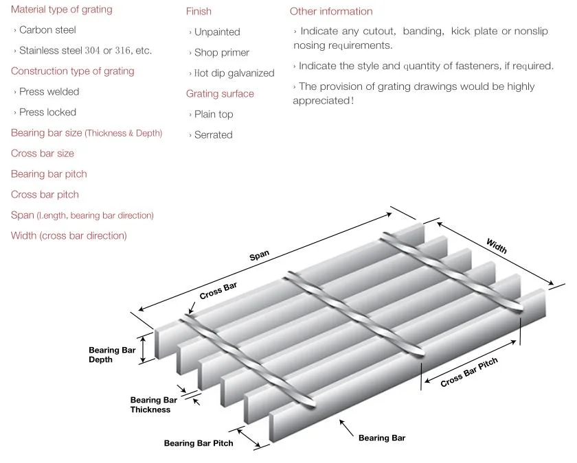 High Quality Hot Dipped Galvanized Press Welded Steel Bar Grating for Walkways/Flooring