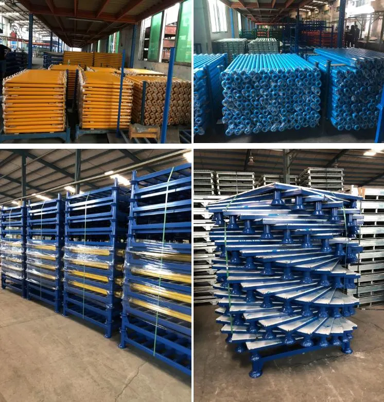 Cold Chain Industry Metal Skillful Fixation Stacking Pallet Rack