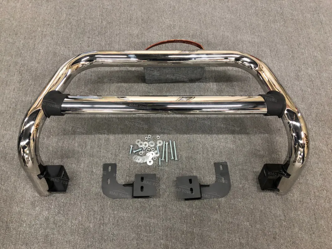 201 Stainless Steel Front Bumper Nudge Bar for Hilux Np300 Dmax L200