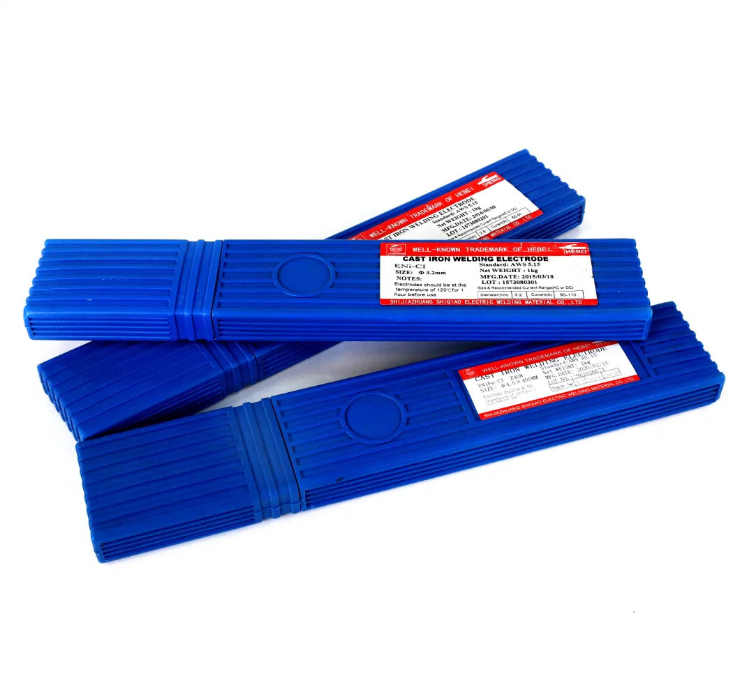 Z408 Aws A5.15 Enife-Cl Cast Iron Welding Electrode Manufacturer