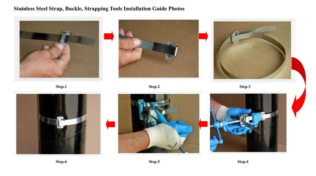 Cheap Price Cable Clamp Stainless Steel Band Strip