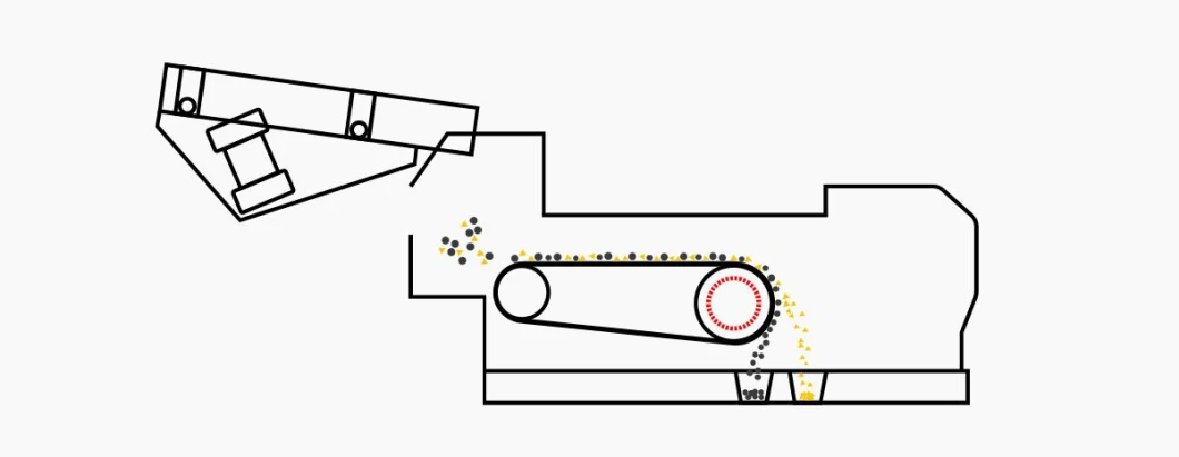 Precision Engineered Heavy-Duty Refining Mild Steel Eddy Current Sorting Separator for Glass Cullet