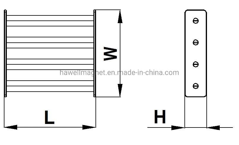 Good Quality Custom Stainless Steel Easy Clean Magnetic Grate for Iron Separation