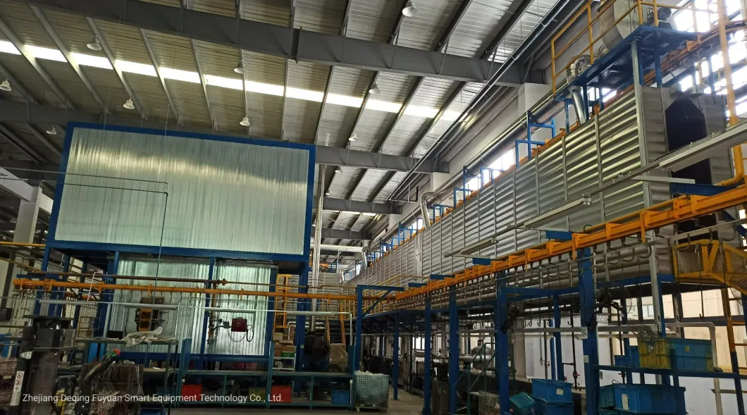 Powder Coating/Powder Painting Line for Workpiece of Lamp Parts, Steel Parts, Auto Parts with ISO9001