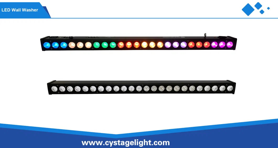 24 Cheap LED RGBW Pixel Bar Decoration for Club Stage