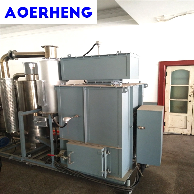 Solid Waste Processing Incinerator with Double Burning Chambers