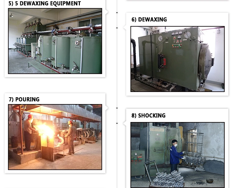 OEM Investment Precision Casting 303/304 Stainless Steel Foundry with CNC Machining