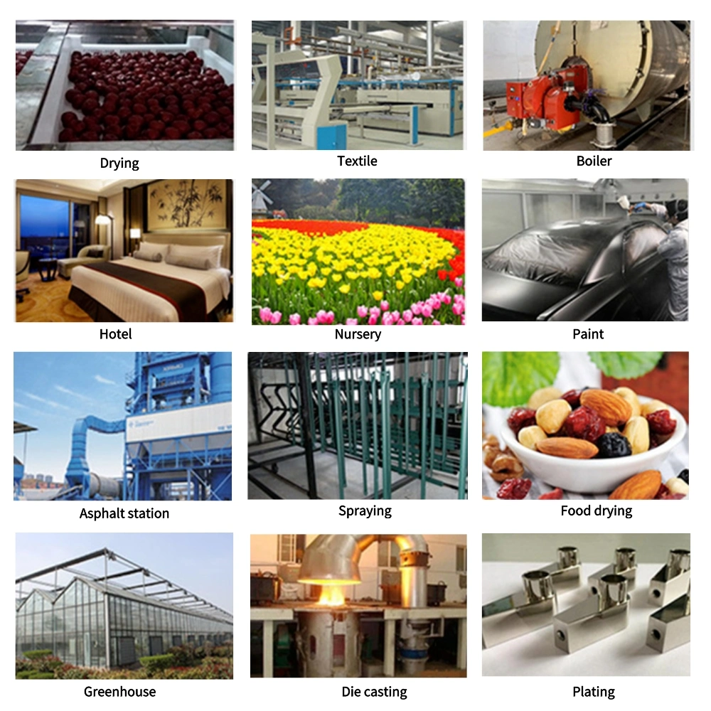 Biomass Pellet Burner Industrial Pellet Stove Drying and Heating Supporting Equipment Water-Cooled Biomass Burner