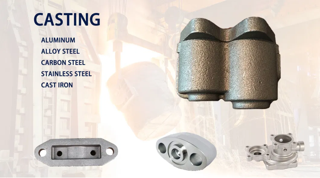 Zinc Alloy Die-Casting Accessories Carbon Steel Cast Components Brass Casting Pieces