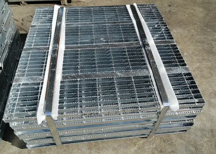 Jimu Hot DIP Galvanized Steel Grating Forge Welded Plain or Serrated