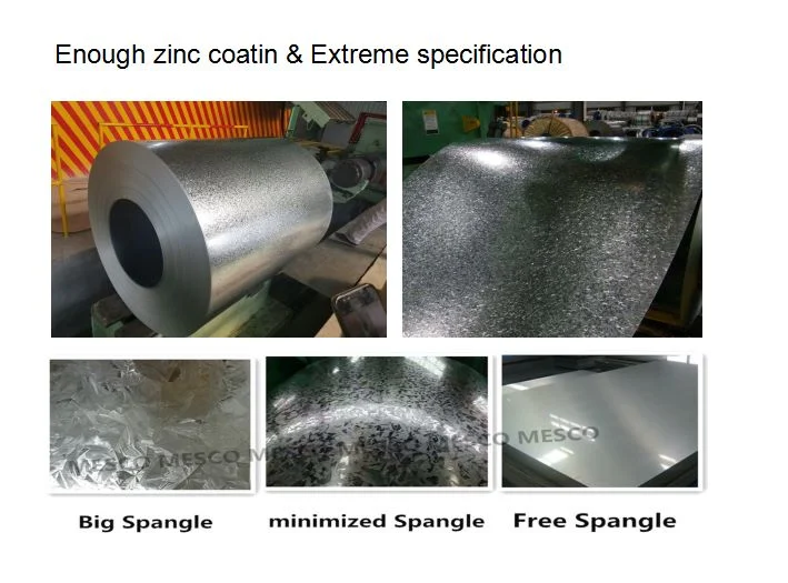 Dx51d+Z275 with Afp Galvanized Steel Zero Spangle