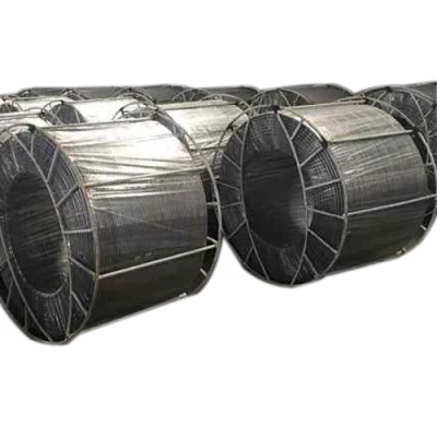  Lega di filo metallico con fili metallici in lega si-CA per la produzione di acciaio fuso con Prezzo competitivo