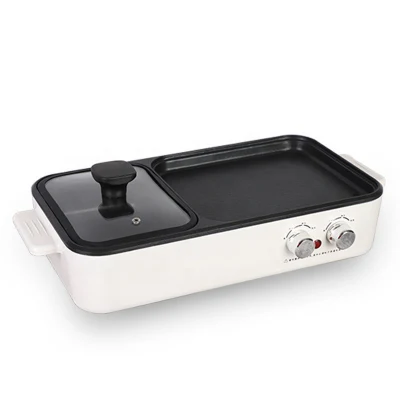  Piastra grill integrata per barbecue Hot pot