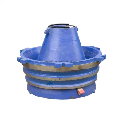 Frantumatore con rivestimento a coppa in acciaio al manganese HP300 HP500 Parti