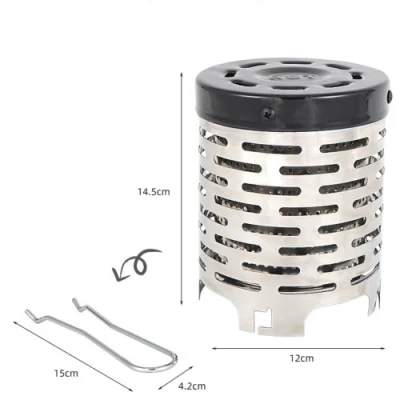 Struttura portatile acciaio inox resistente all&prime;usura dei gas Camping Ci23169