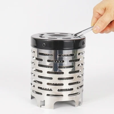 Struttura portatile acciaio inox resistente all&prime;usura dei gas Camping Ci23169