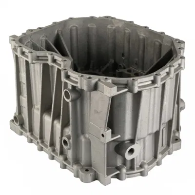 OEM ODM Foundry alluminio CNC lavorazione colata a gravità bassa pressione Pressofusione per raccordo tubo a guscio della pompa