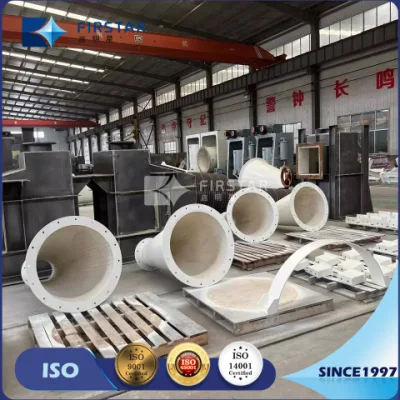 Ciclone ceramico rivestito applicato per sufferring grave abrasione e materiale di impatto particelle, come carbone, oro, ferro