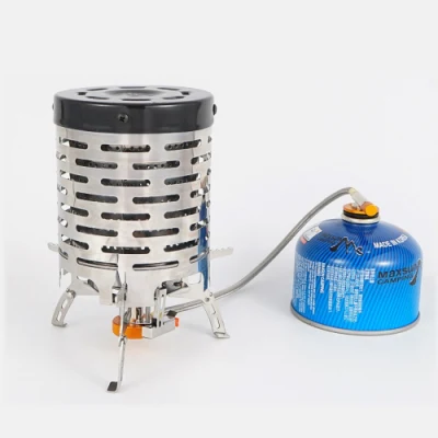 Struttura portatile acciaio inox resistente all&prime;usura dei gas Camping Ci23169