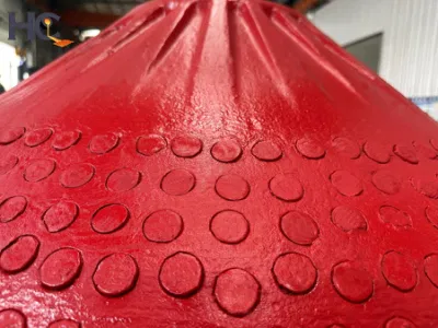  Inserti in TIC al manganese di buona qualità mantello di rivestimento a ciotola di Frantumatore conico