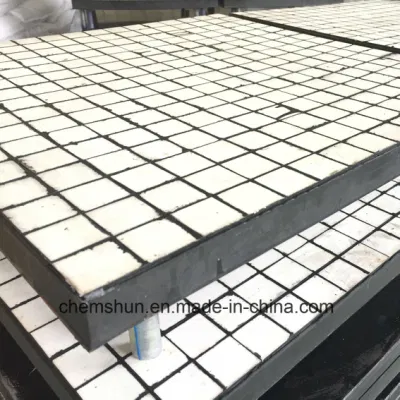 Rivestimento in ceramica resistente all&prime;usura in materiali ad alta resistenza all&prime;abrasione