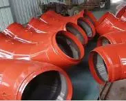  Gomito resistente all&prime;abrasione utilizzato per la centrale elettrica polvere di carbone, scorie di cenere