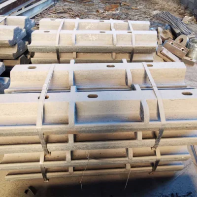  Inserti in ferro bianco ad alto Cr per piastra antiusura per mulini minerari HRC33-43