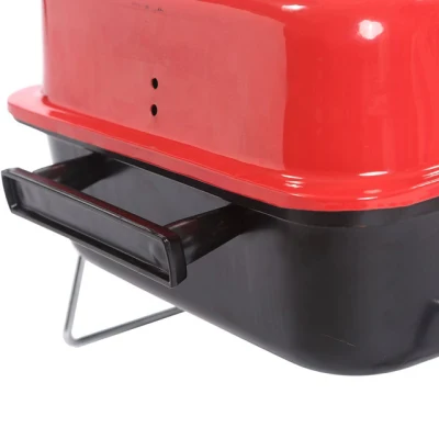 In acciaio inox resistente pieghevole con carbone pieghevole per esterni senza fumo Barbecue Grill