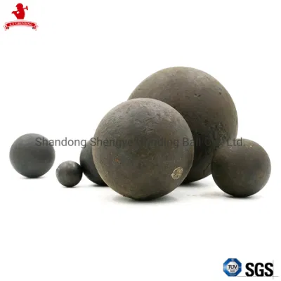 Terreno di macinazione 10mm-150mm sfera in acciaio forgiato e sfera in acciaio fuso