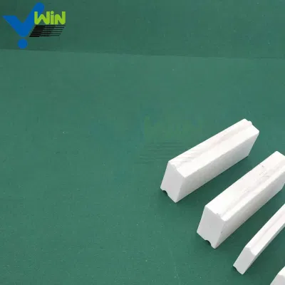  Mattoni con rivestimento in ceramica resistente all&prime;usura in alta allumina per mulini a sfera prodotti Di Zibo Win-Ceramic con scanalature di incastro