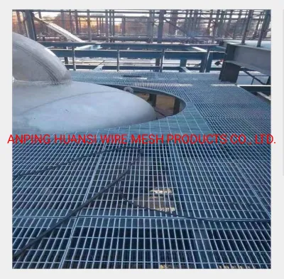  Pannelli a griglia in acciaio dentato galvanizzato per l&prime;industria petrolifera e del gas