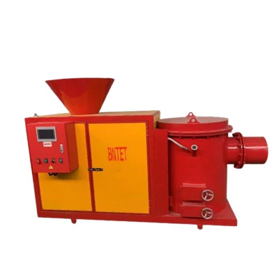  Trucioli di legno Ottone polvere bruciatore Pellet Biomass completamente automatico intelligente Controllo della temperatura fuoco dimensioni regolabile biomassa bruciatore pellet
