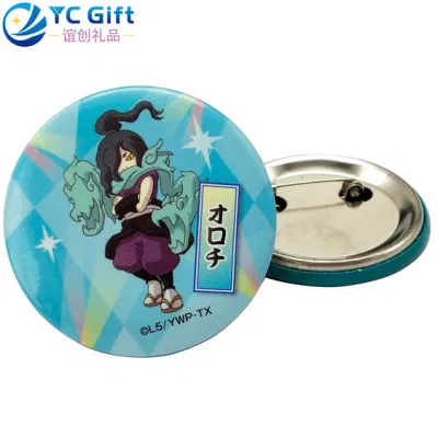 Custom Printing Breast Cancer ladel pin Girl Scout Grateful Dead Souvenir emblema promozione alimentare Azienda attività onorare gli articoli promozionali Brooch Badge con pulsante Tin