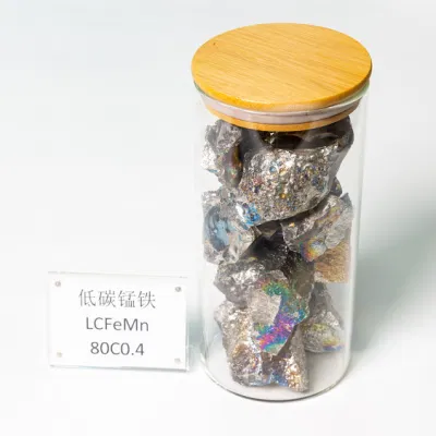  OEM Lcfemn80c0.4 lega di ferromanganese a basso tenore di carbonio FeMn per acciaio speciale Produzione