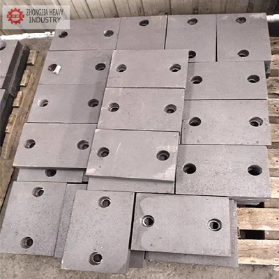 Parti di usura personalizzate per liner per laminatoio a sfere, cromate medio legato Parti della macchina da miniera con piastra di rivestimento per laminatoio a sfere in acciaio