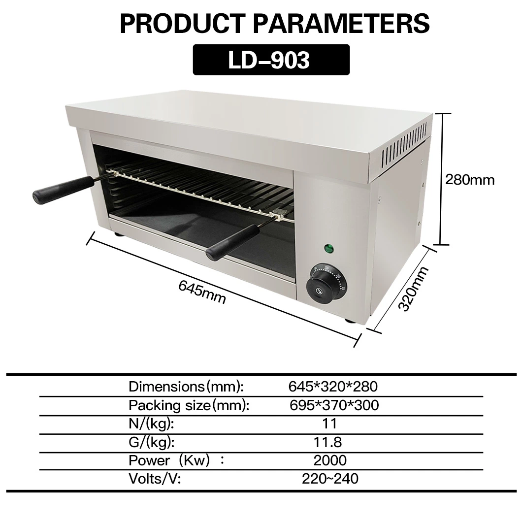 Electric Salamander, Salamander Oven, Kitchen Equipment Salamander Barbeque Grill