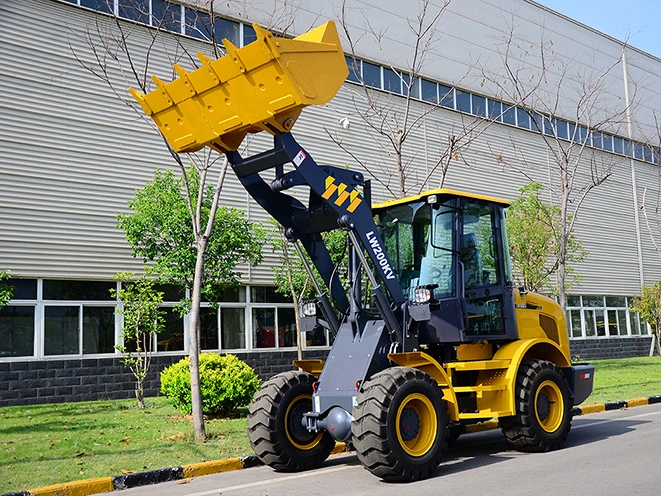 Small Tractor Front End Loader Lw180kv with Pallet Fork for Sale