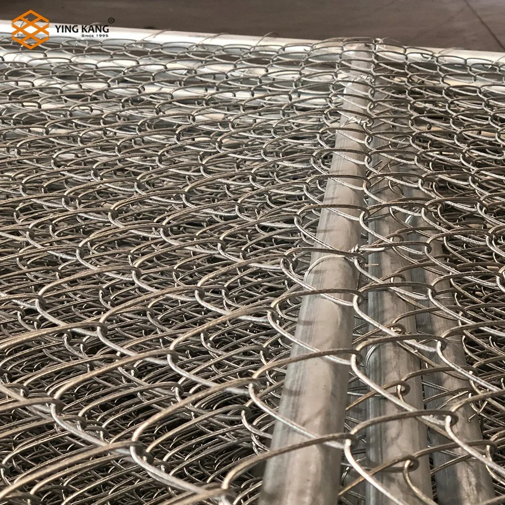 Steel 6X12 Portable Chain Link Temporary Fence Panel Galvanized Security Chain Link Temporary in America for Events