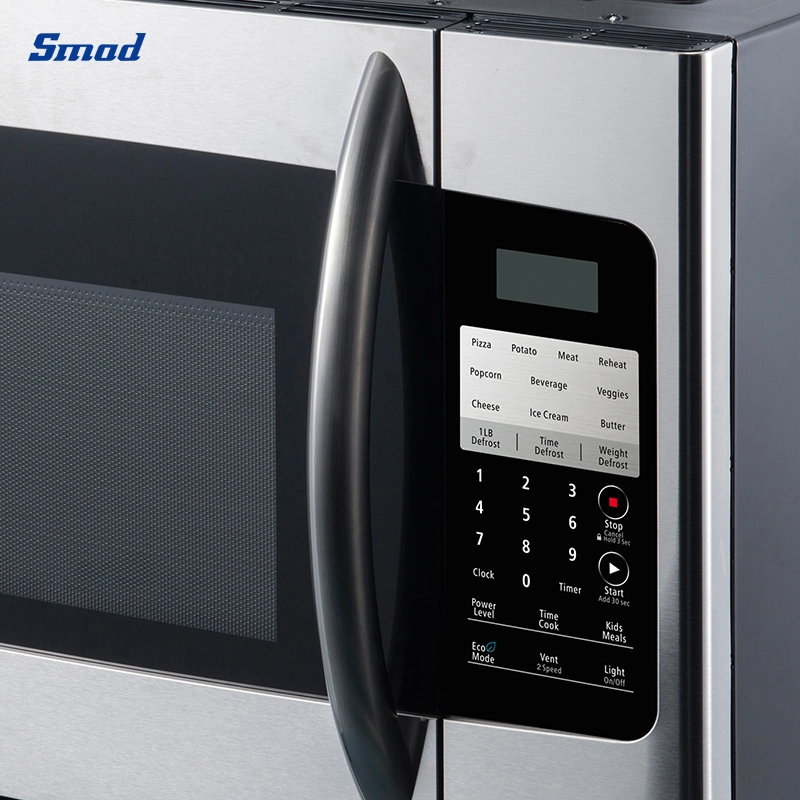 Smad 1.6 to 1.8 Cu. FT Kitchen Stand Stainless Steel Speedy Baking Food Grill Convection Bread Built-in Toaster Electric Black Over The Range Microwave Oven