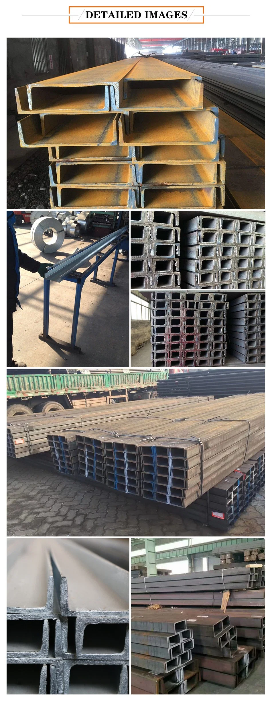 High Quality and Durable Steel U Channel S355 S275 U Beam U Steel ASTM UK Standard