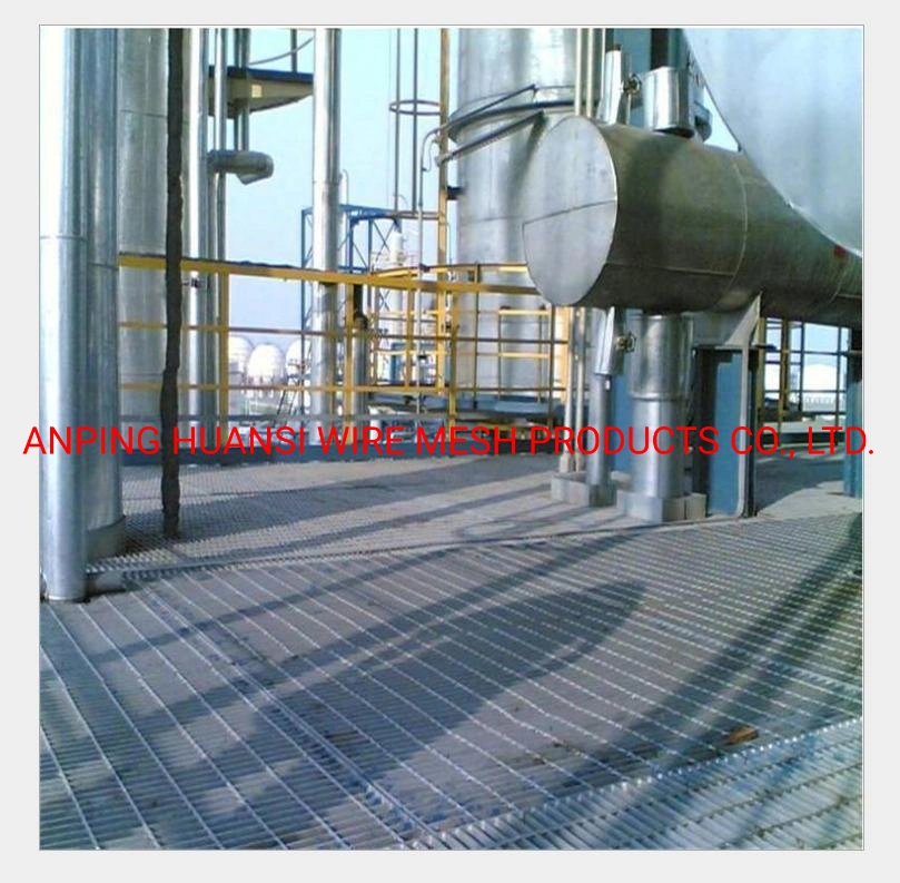 Galvanized Serrated Steel Grating Panels for Oil and Gas Industry