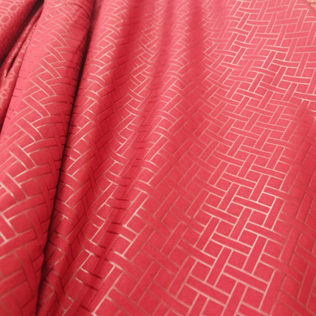 Polyester Bedding Fabric Embossing Fabric Textile for Pocket Lining