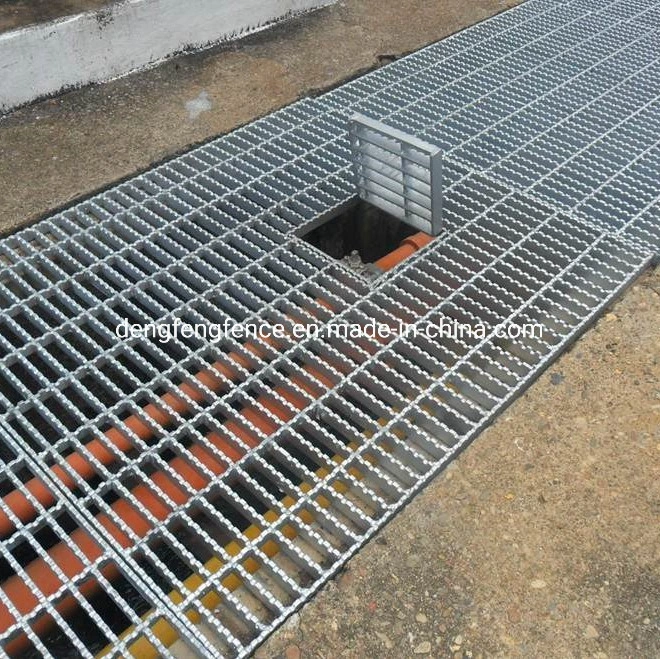 Industrial Floor Grates, Galvanized Steel Bar Grates for Special Shape Platform