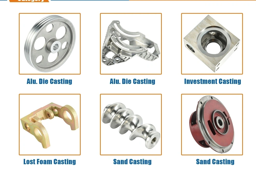 Foundry OEM Steel Investment Casting Parts ISO9001 Investment Casting