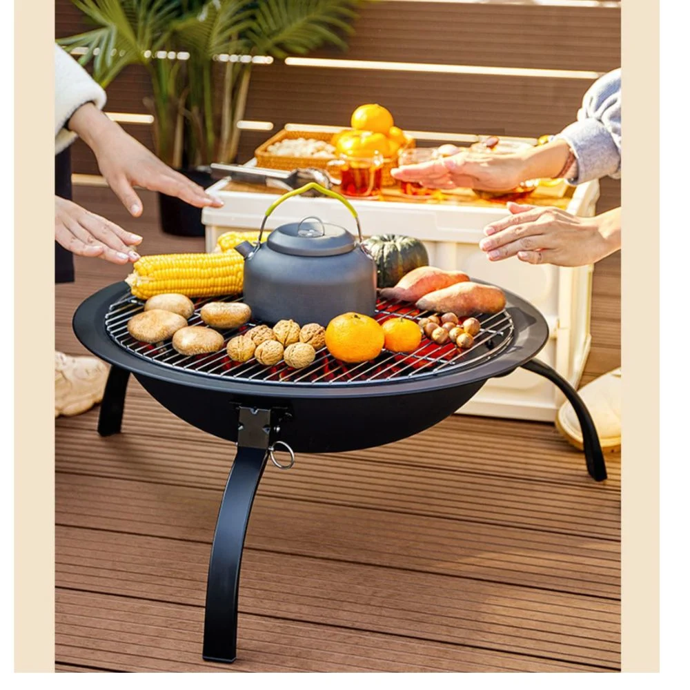 Heavy Duty Steel Barbecue Grill Portable Tabletop BBQ Grill Mi22852