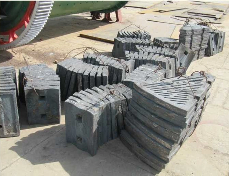 Casting High Manganese Steel Ball Mill Impact Mill Liner Plate