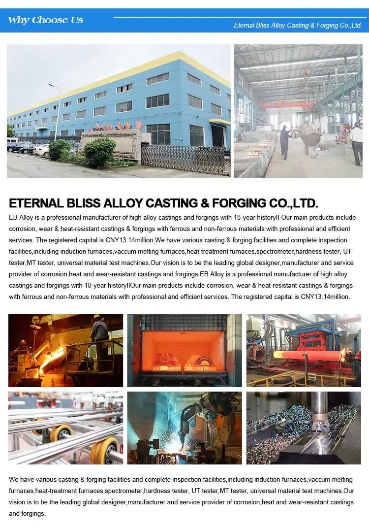 Nickel-Chromium Alloy Casting ASTM B865 Uns N0550 Dental Alloy