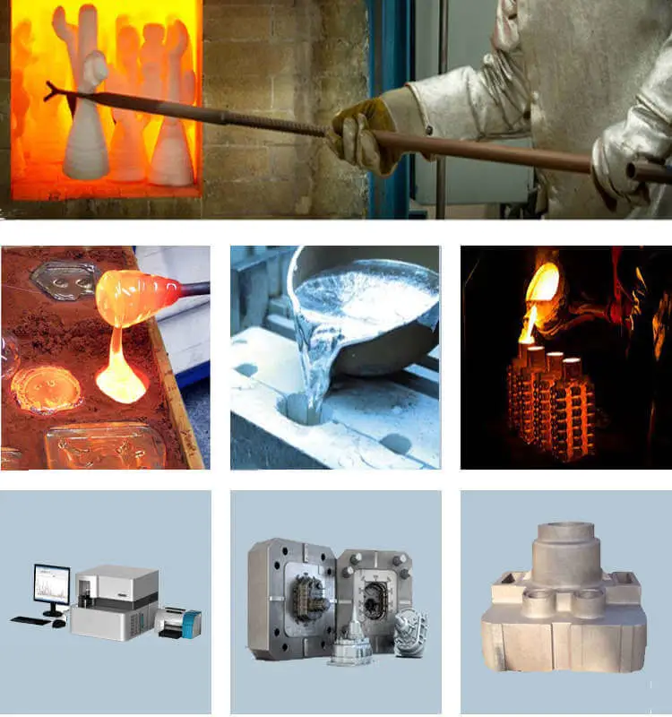 Densen Customized Stainless Steel Casting Investment Casting Foundry for Meat Grider