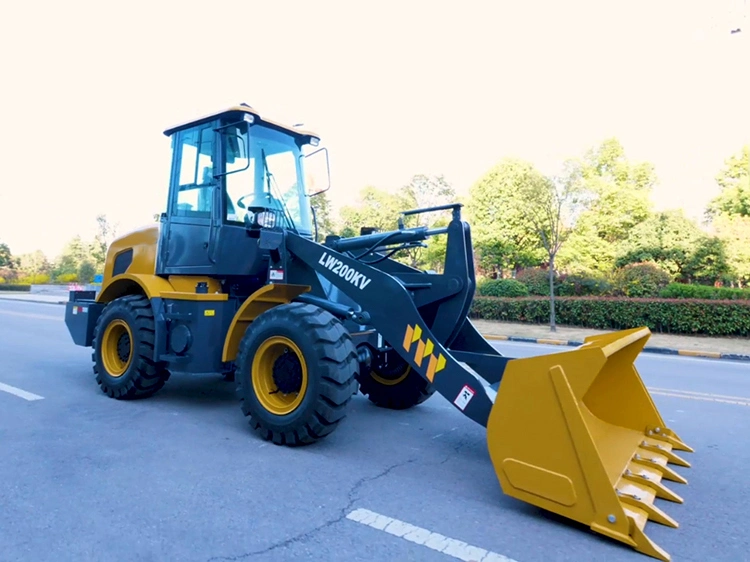 Small Tractor Front End Loader Lw180kv with Pallet Fork for Sale