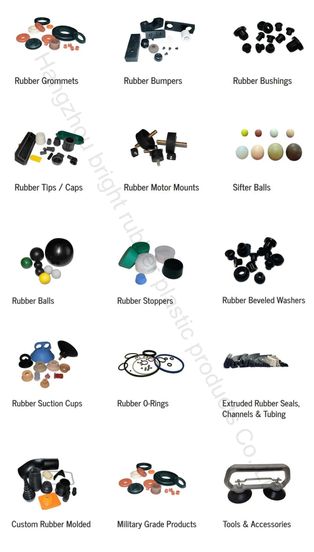 Wear Resistant Customized Natural Rubber Bushing Parts